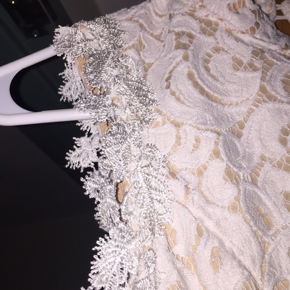 Francesca's White Lace Dress - Picture 3 of 4